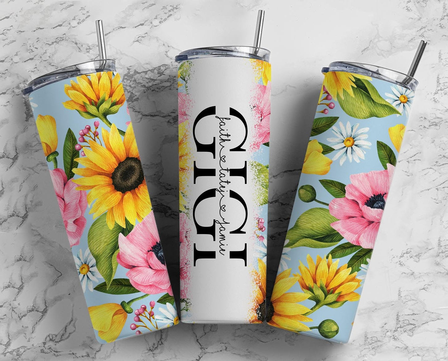 50+ GIGI Split Seamless Mega Bundle, 20oz Sublimation Tumbler Design Bundle, Skinny Straight Tumbler, Gigi Tumbler, Add Your Own Name PNG