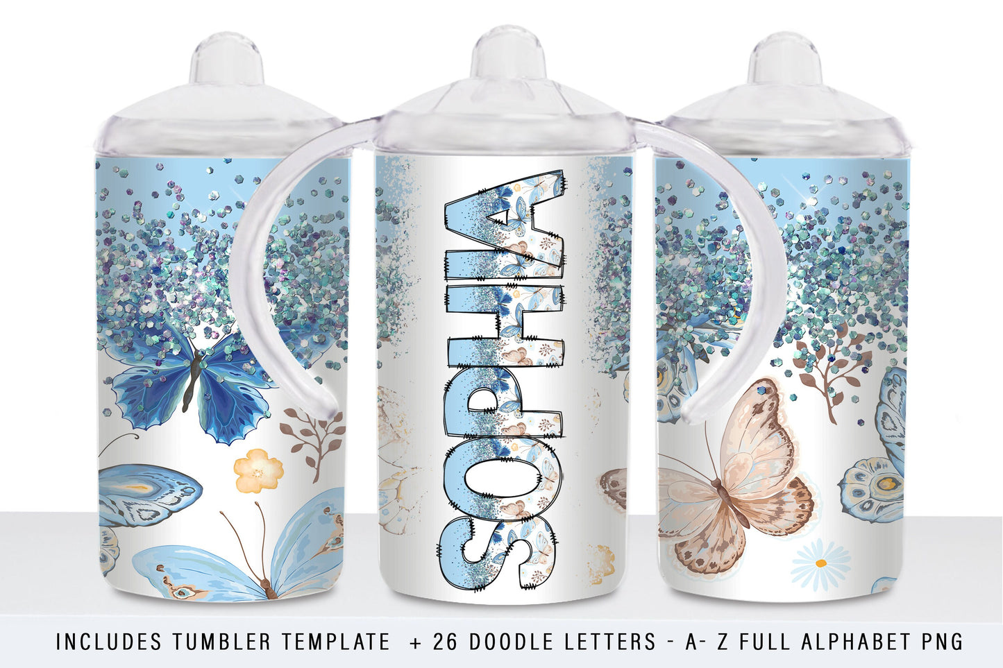 Entire Sippy & Doodle Letter Collection