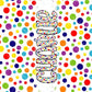 20oz Tumbler Wrap with Matching Doodle Letter Alphabet PNG DESIGN 89