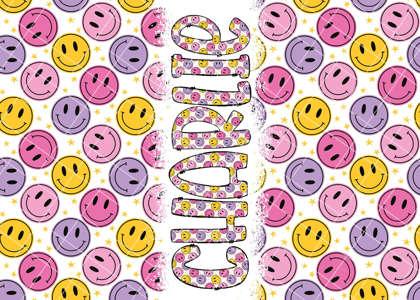 15oz Tumbler Wrap with Matching Doodle Letters, Hand drawn Alphabet, Kids Tumbler Sublimation PNG - Pattern 160