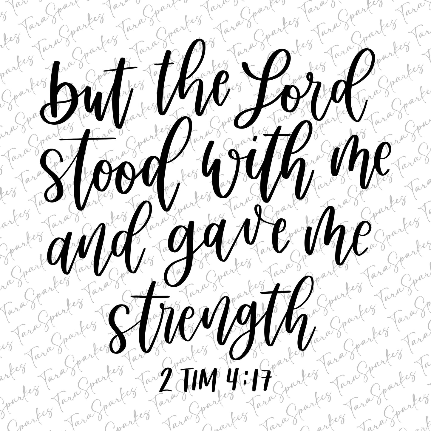 But The Lord Stood with Me, Christian Quote SVG, Bible Verse, Cut Files for Cricut, Religious svg, Jesus God Faith SVG DXF