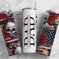 50+ Dad Split Seamless Mega Bundle, 20oz Sublimation Tumbler Design Bundle, Straight Tumbler, Fathers Day, Canva Add Your Own Name PNG