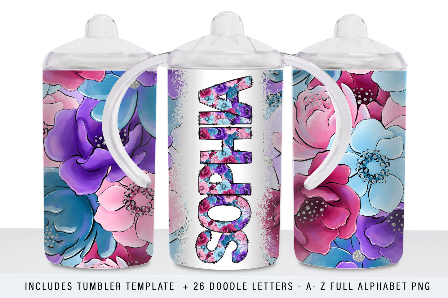 Entire Sippy & Doodle Letter Collection