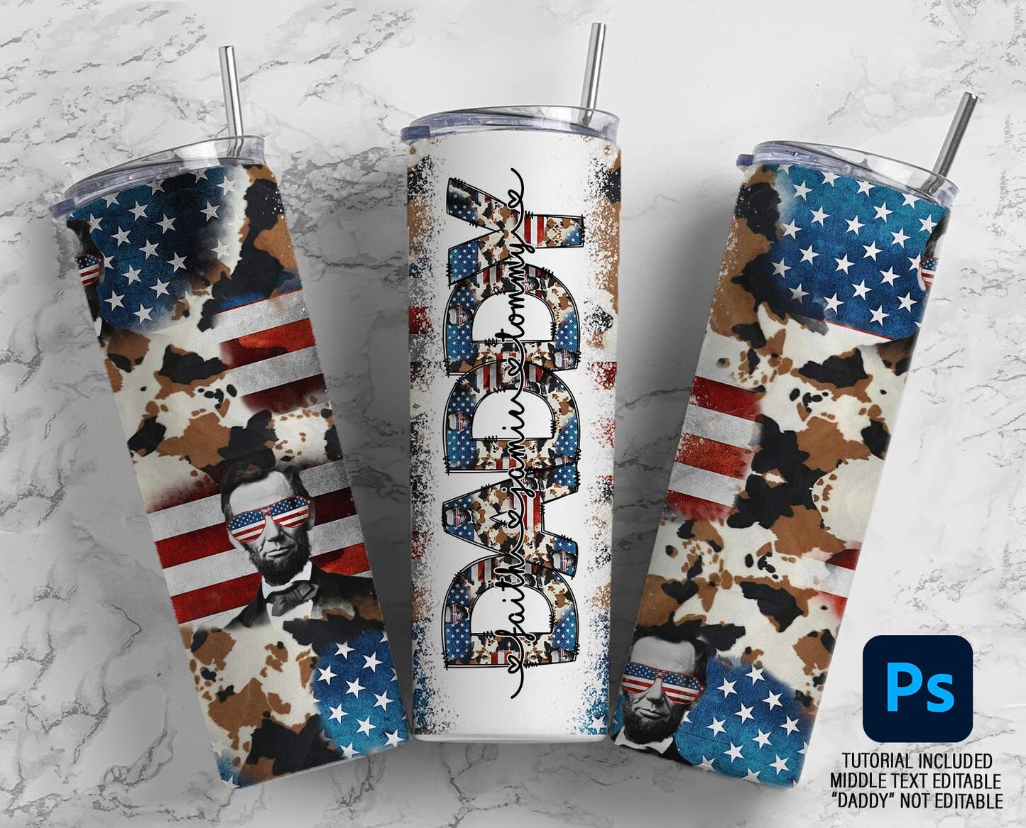 Fathers Day Tumbler Wrap Bundle, Editable Kids Names, Dad Split, Fathers Day Sublimation Design, Add Your Own Name, 20oz Straight Tumbler