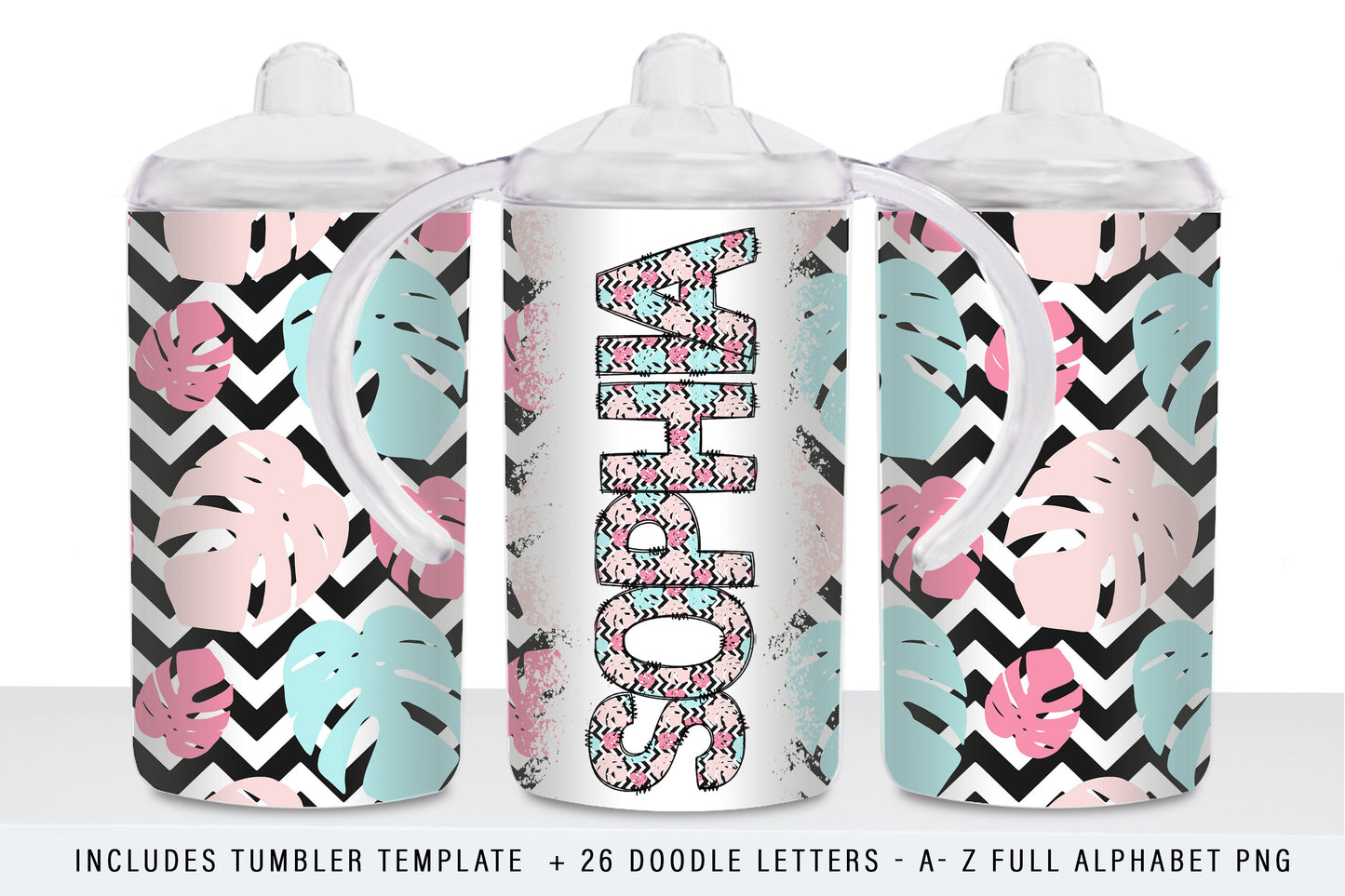 Entire Sippy & Doodle Letter Collection