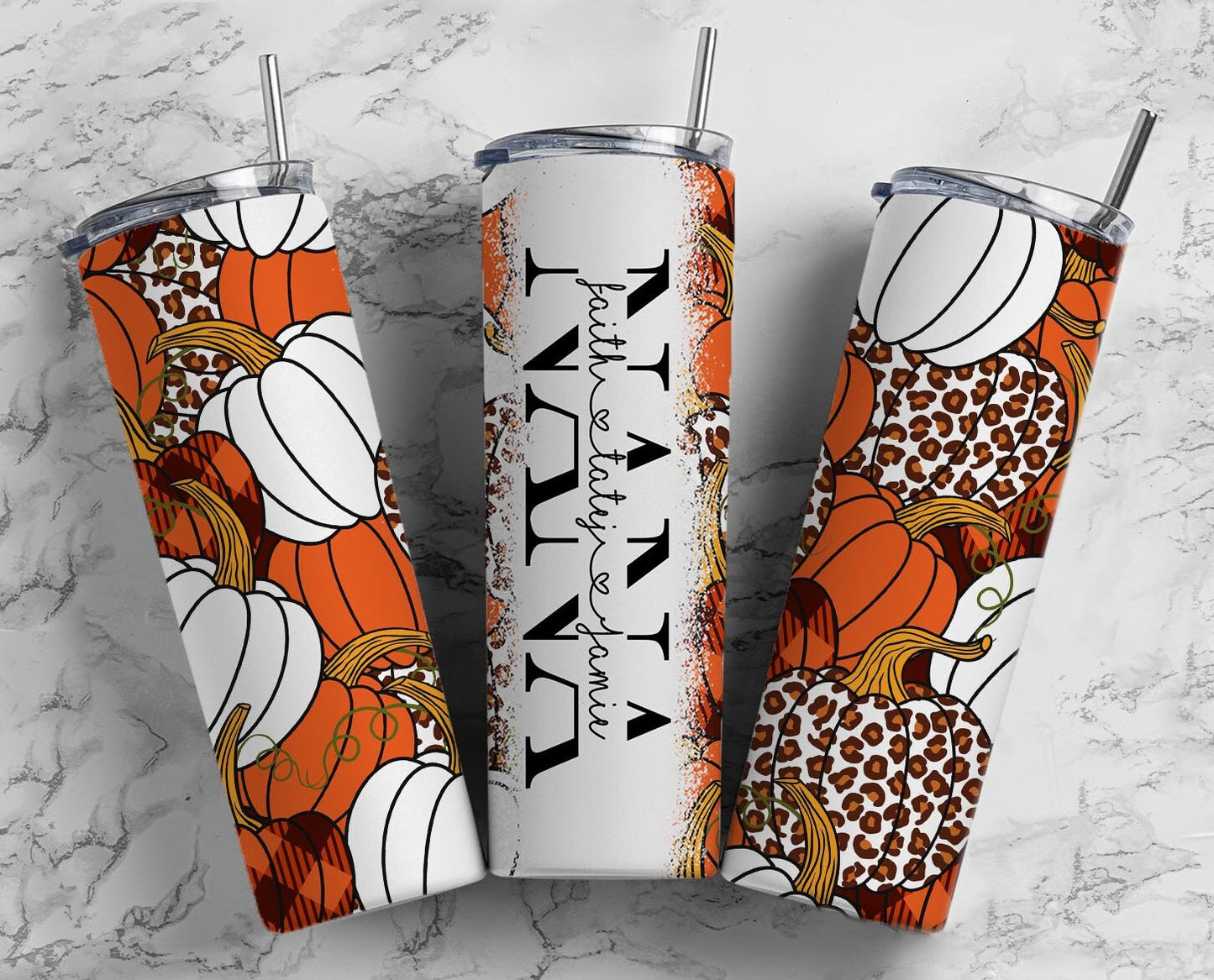 50+ NANA Split Seamless Mega Bundle, 20oz Sublimation Tumbler Design Bundle Straight Tumbler, Nanny Nanna Nan Tumbler, Add Your Own Name PNG