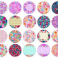 200+ Floral Car Coaster Bundle, Watercolor Flowers Design, Car Cup Holder, Car Freshener Round Sublimation Designs, Car Coaster Template PNG
