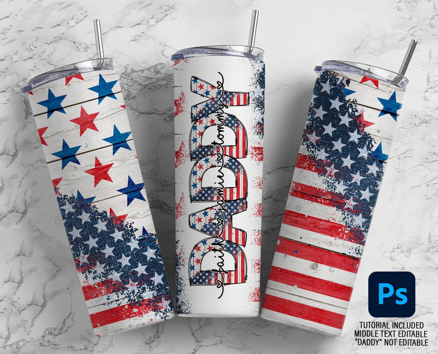 Fathers Day Tumbler Wrap Bundle, Editable Kids Names, Dad Split, Fathers Day Sublimation Design, Add Your Own Name, 20oz Straight Tumbler